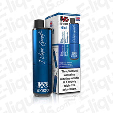 IVG 2400 4-in-1 Rechargeable Prefilled Pod Kit Blue Raspberry Ice
