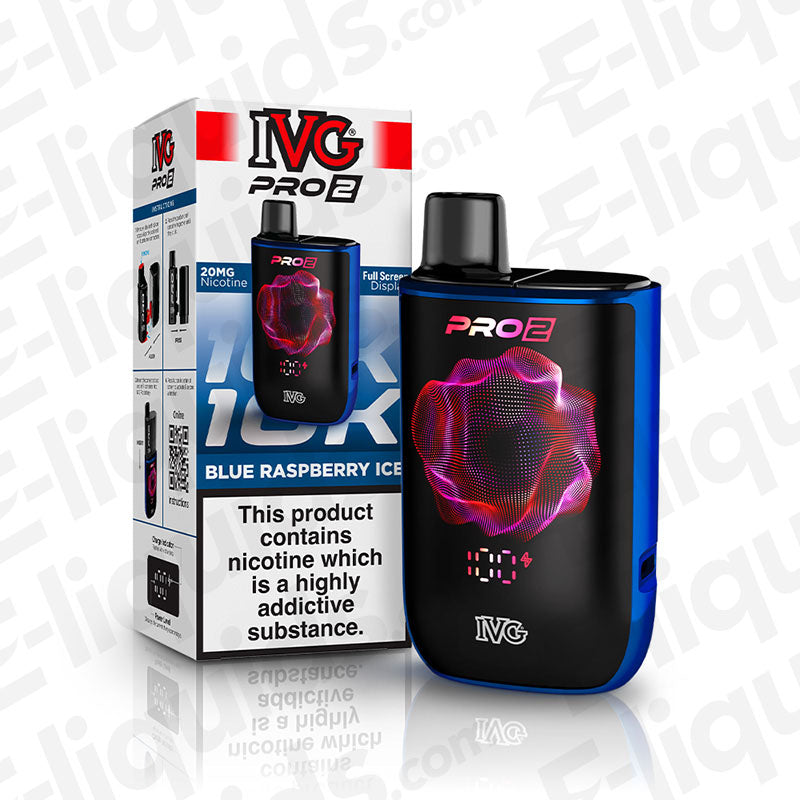 IVG Pro 2 Blue Raspberry Ice Prefilled Pod Kit