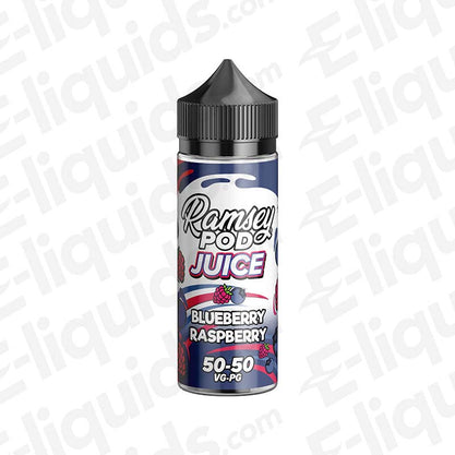 Ramsey E-Liquids Ramsey Pod Juice 100ml Shortfill Blueberry Raspberry