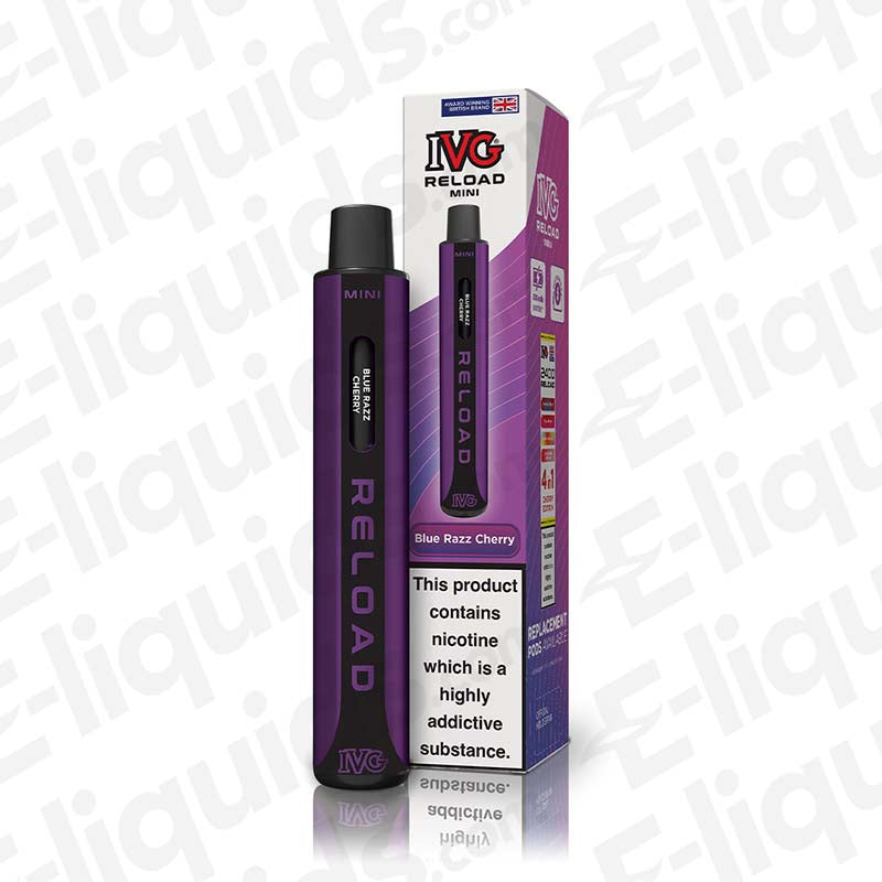 IVG Reload Mini 20mg Prefilled Pod Kit Blue Razz Cherry