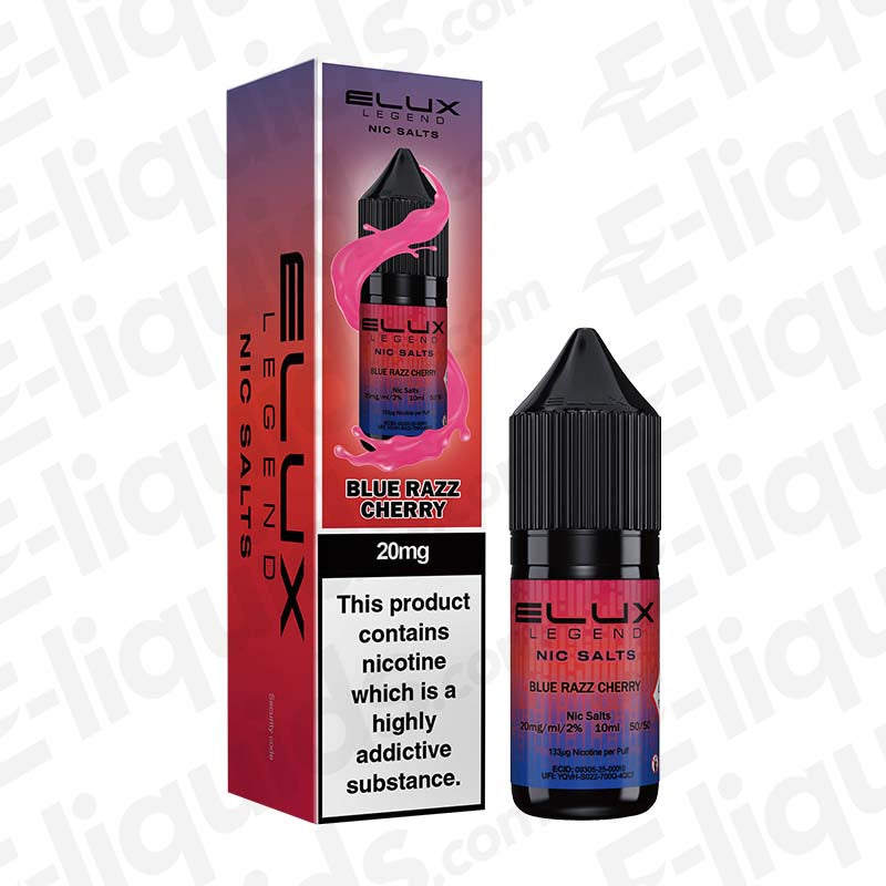 Elux Legend Blue Razz Cherry 10mg Nic Salt E-liquid