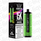 Al Fakher Crown Bar Hypermax 15K Blue Razz Lemonade Legal Big Puff Disposable Vape