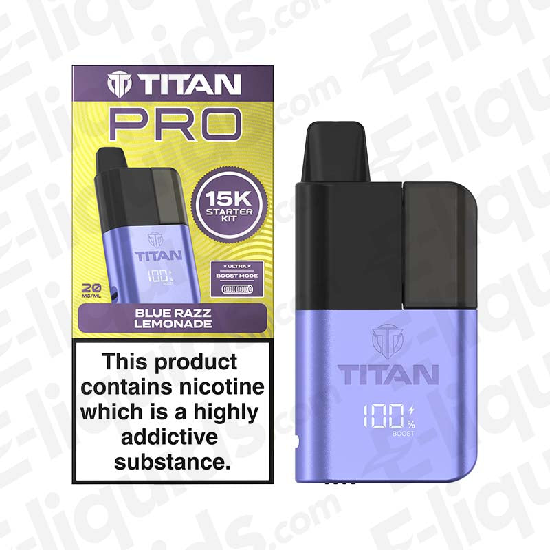 Titan Pro Blue Razz Lemonade 20mg Prefilled Pod Kit