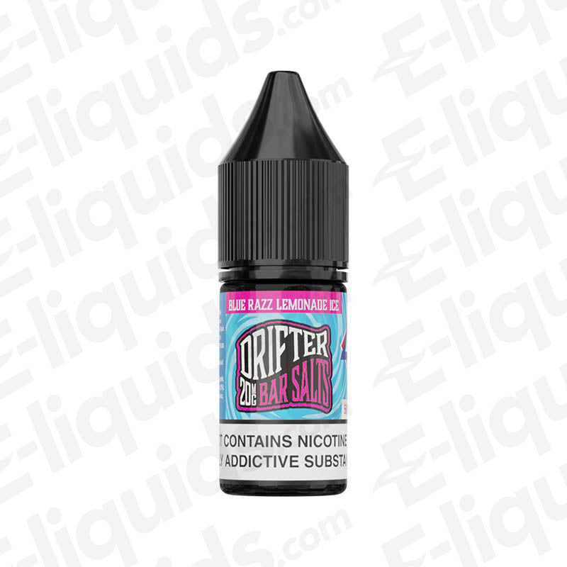 Drifter Bar Salts Blue Razz Lemonade Ice 20mg Nic Salt E-liquid