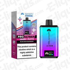 Hayati Pro Ultra+ 25K Blue Sour Raspberry Prefilled Pod Kit