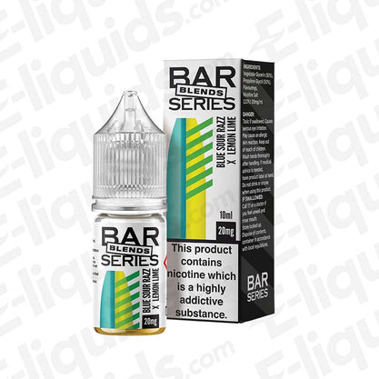 Bar Series Blends Blue Sour Razz X Lemon Lime Nic Salt E-liquid by Major Flavour