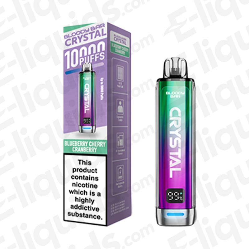 Bloody Bar Crystal 10K 20mg Prefilled Pod Kit Blueberry Cherry Cranberry