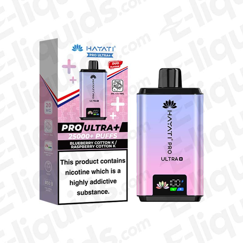 Hayati Pro Ultra+ 25K Blueberry H'Bubba Watermelon Hubba Bubba Prefilled Pod Kit Hayati Pro Ultra+ 25K Blueberry H'Bubba Watermelon Hubba Bubba Prefilled Pod Kit