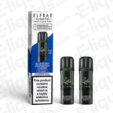 Elfbar 600 20mg Prefilled Pods Blueberry Cranberry Cherry