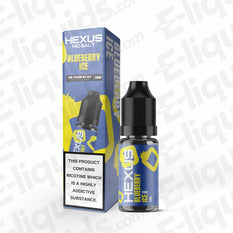 Hexus Blueberry Ice 10mg Nic Salt E-liquid