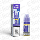 Lost Mary Nic Salt Vape Juice Blueberry 5mg bottle with packaging, suitable for pod kits and mouth to lung vaping.