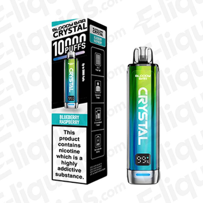 Bloody Bar Crystal 10K 20mg Prefilled Pod Kit Blueberry Raspberry