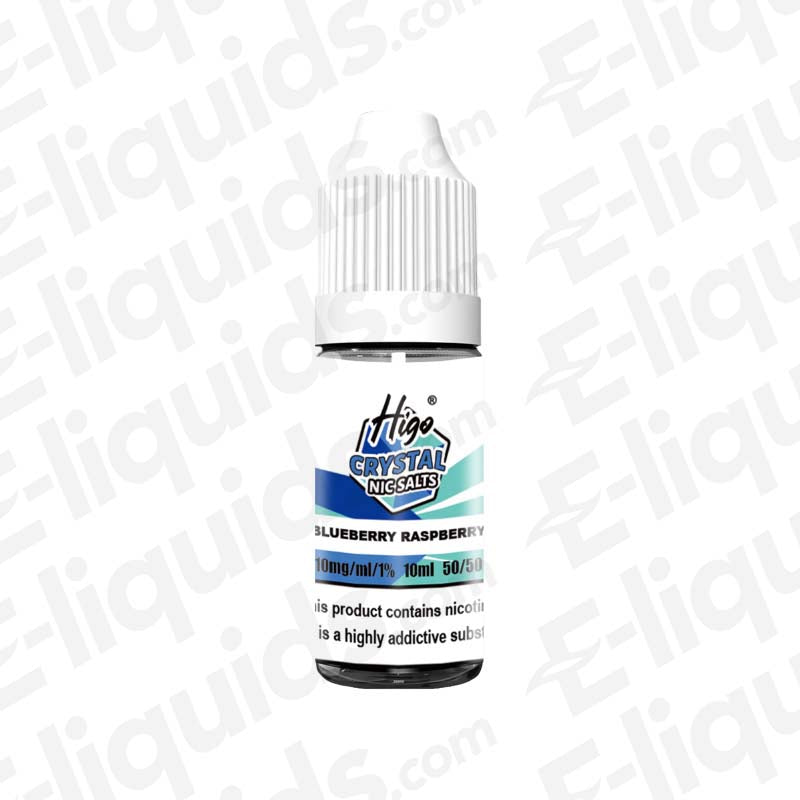 Higo Crystal Blueberry Raspberry 10mg Nic Salt E-liquid