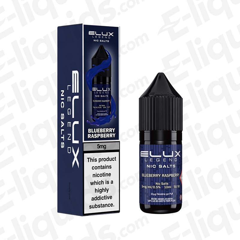 Elux Legend Mr Blue Nic Salt | Mixed Berry Menthol Elux Legend Mr Blue Nic Salt | Mixed Berry Menthol