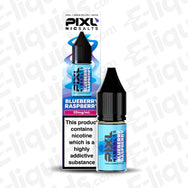 PIXL Nic Salt Vape Juice Blueberry Raspberry bottle and packaging