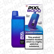 PIXL 8000 20mg Prefilled Pod Kit Blueberry Raspberry