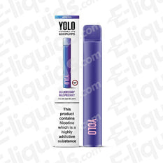 YOLO Mesh M600 20mg Disposable Vape Blueberry Raspberry