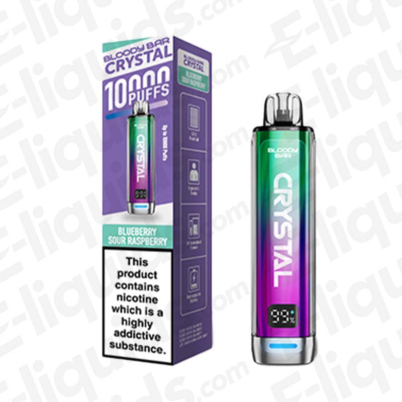 Bloody Bar Crystal 10K 20mg Prefilled Pod Kit Blueberry Sour Raspberry