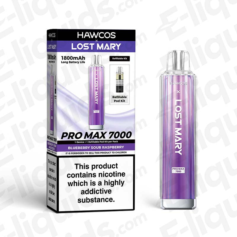 HAWCOS x Lost Mary Pro Max 7000 Berry Prefilled Pod Kit HAWCOS x Lost Mary Pro Max 7000 Berry Prefilled Pod Kit