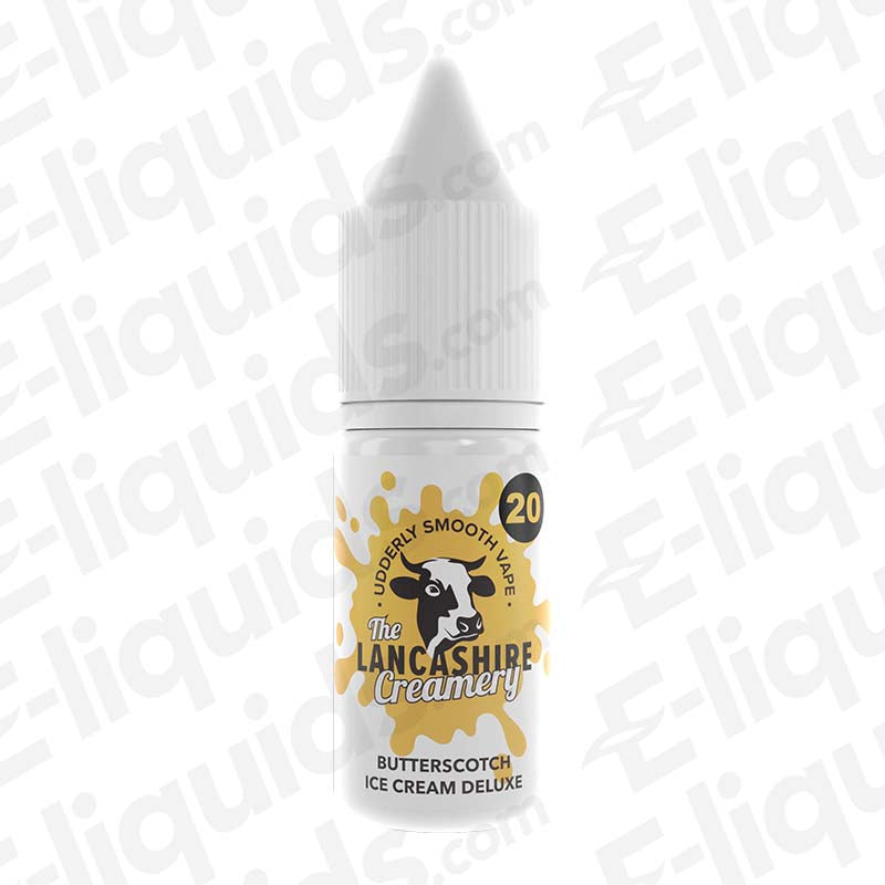 Lancashire Creamery Butterscotch Ice Cream 20mg Nic Salt E-liquid
