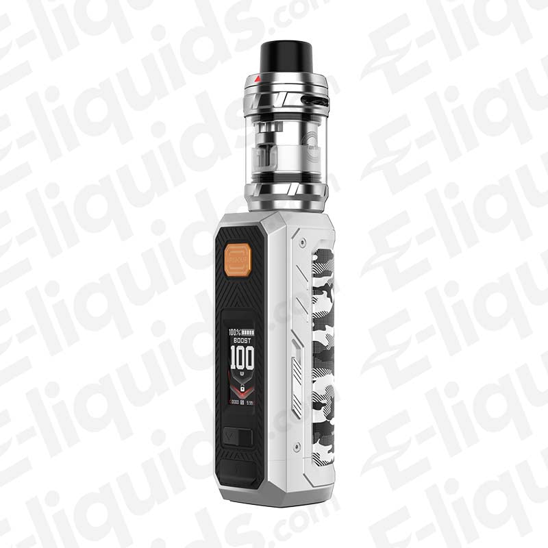 Vaporesso Armour Ultra Vape Kit in Camo Silver edition with a 2ml tank.
