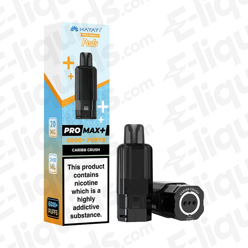 Hayati Pro Max+ Caribb Crush 20mg Prefilled Pods