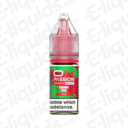 OXVA OX Passion Cherry BBG Nic Salt bottle with sweet cherry bubblegum flavour in a red and green bottle.