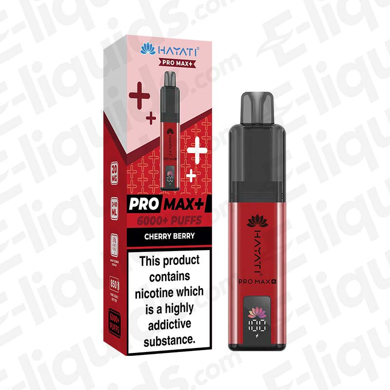 Hayati Pro Max+ 20mg Prefilled Pod Kit Cherry Berry
