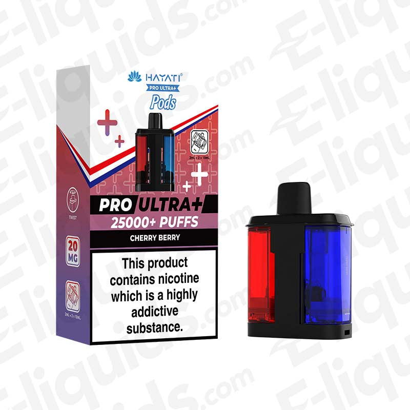 Hayati Pro Ultra Cherry Berry 20mg Prefilled Pods
