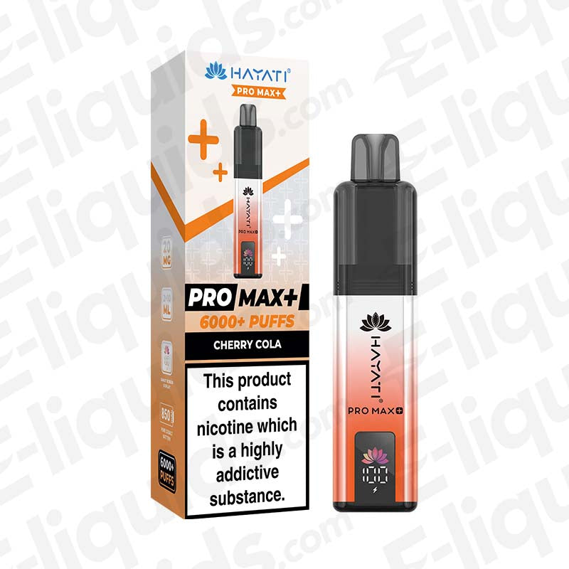 Hayati Pro Max+ 20mg Prefilled Pod Kit Cherry Cola