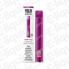 YOLO Mesh M600 20mg Disposable Vape Cherry Cola