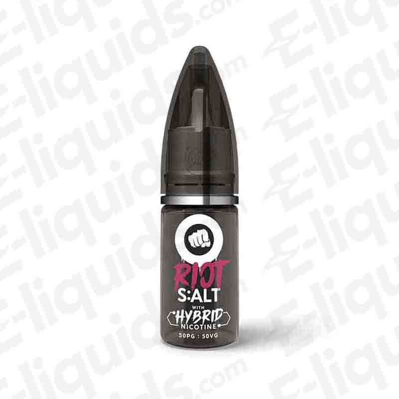 Cherry Fizzle Nic Salt E-liquid by Riot Squad in a 10ml bottle, featuring a candied cherry flavor for a balanced vape.