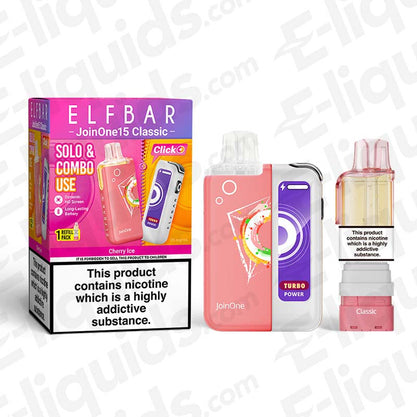 Elf Bar JoinOne15 20mg Prefilled Pod Kit Cherry Ice