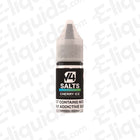V4pour Cherry Ice Nic Salt E-liquid bottle with nicotine warning label on white background.