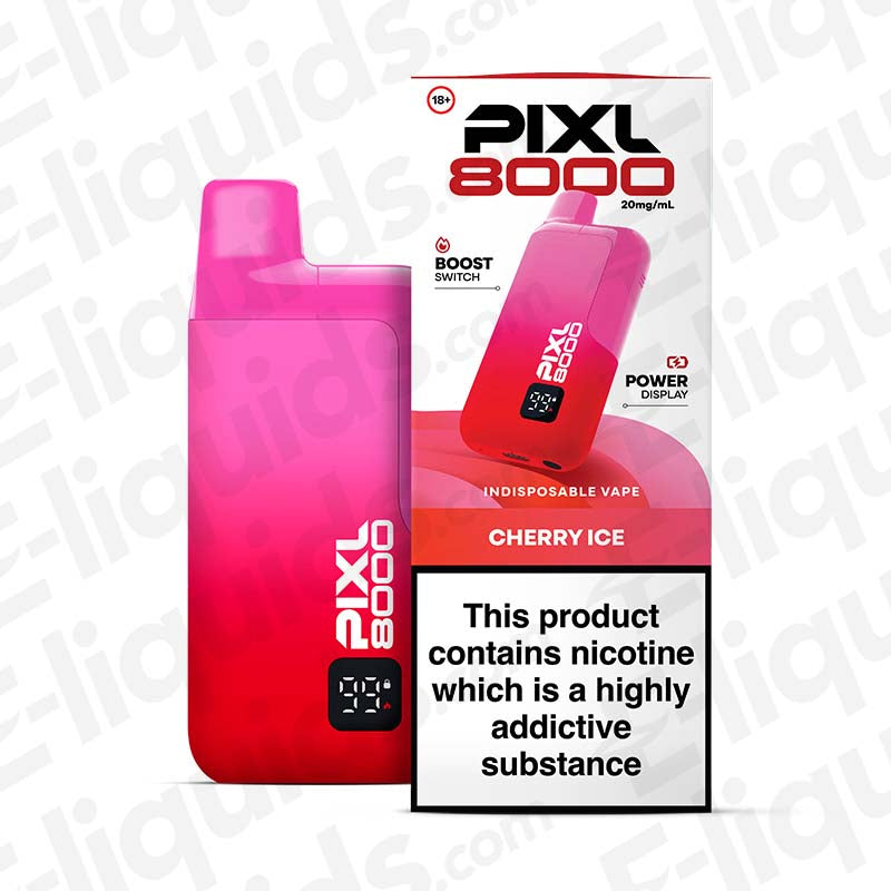 PIXL 8000 20mg Prefilled Pod Kit Cherry Ice