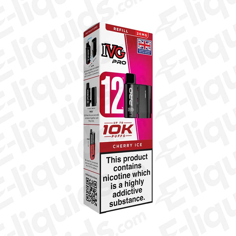 IVG Pro 12 Cherry Ice 20mg Prefilled Pods