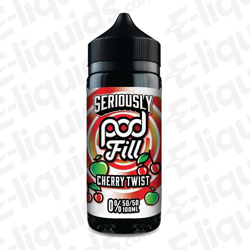 Doozy Vape Co Seriously Pod Fill Cherry Twist 100ml Shortfill E-liquid