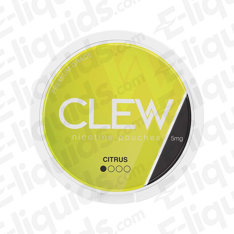 Clew Citrus 5mg Nicotine Pouches