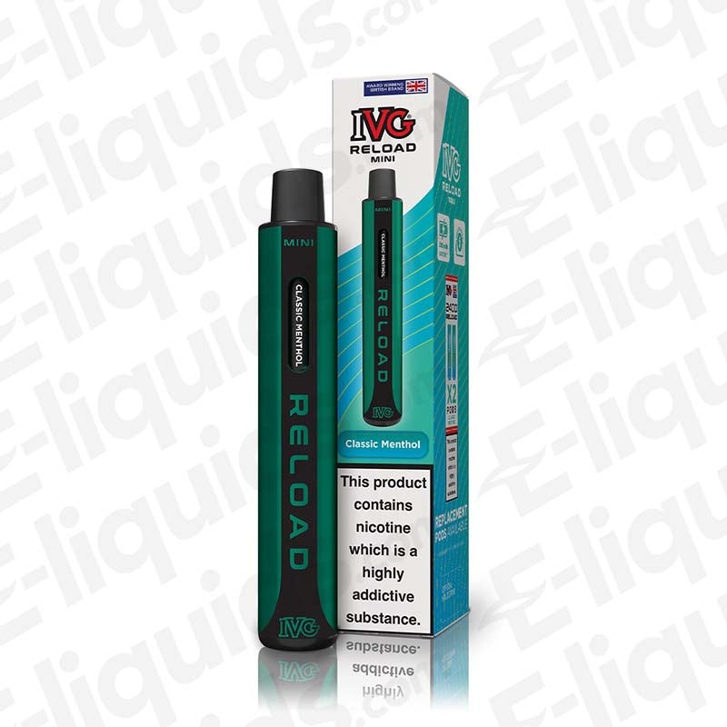IVG Reload Mini 20mg Prefilled Pod Kit Classic Menthol
