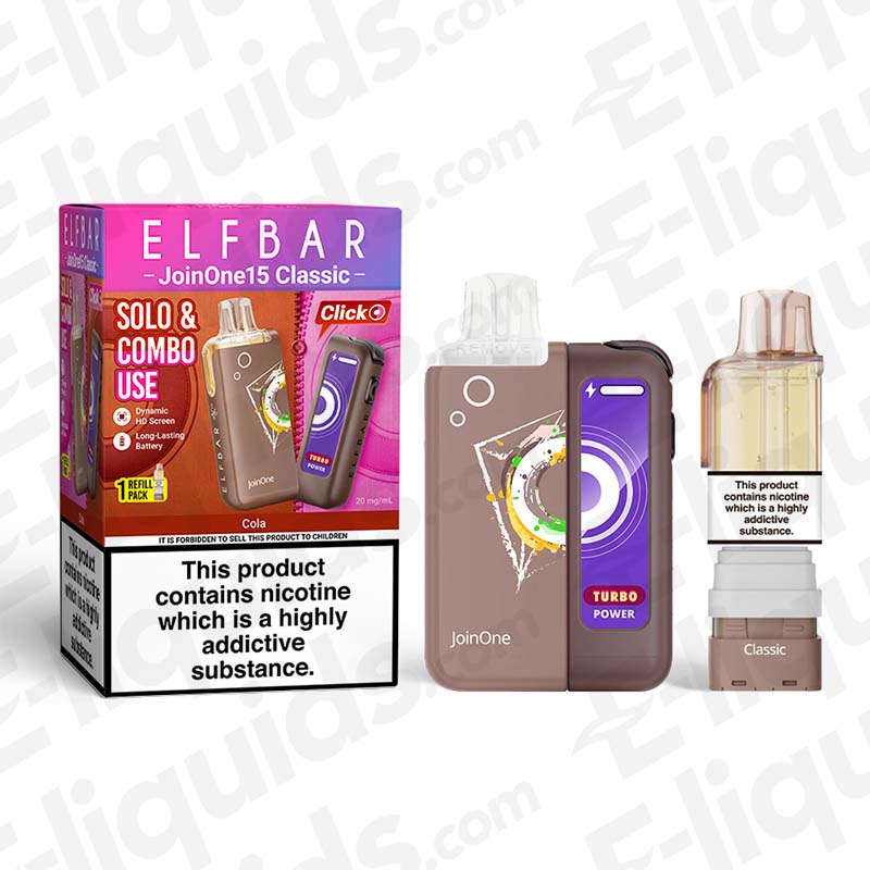 ELF BAR JoinOne15 Classic Strawberry Raspberry Cherry Ice Prefilled Pod Kit ELF BAR JoinOne15 Classic Strawberry Raspberry Cherry Ice Prefilled Pod Kit