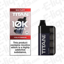 TITAN 10K Legal Big Puff Disposable Vape Cola Freeze