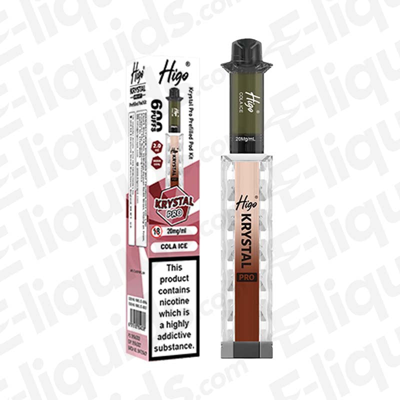 Higo Krystal Pro 20mg Prefilled Pod Kit Cola Ice