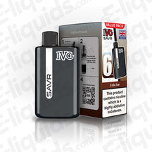 IVG SAVR Prefilled Pod Kit with Cola Ice flavor, sleek design, and USB-C charging, ideal for vapers.
