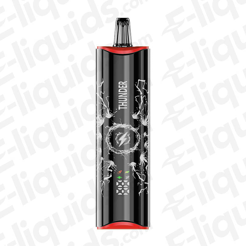 NEXEL Thunder Prefilled Pod Kit in sleek black with lightning design, ideal for vapers seeking style and performance.