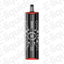 NEXEL Thunder Prefilled Pod Kit in sleek black with lightning design, ideal for vapers seeking style and performance.