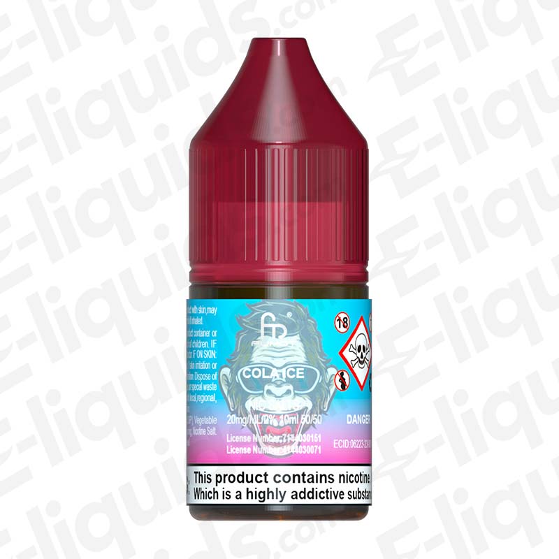 Cola Ice RandM Tornado 7000 Nic Salt E-liquid by Fumot in a 10ml bottle, featuring a fizzy cola flavor with a refreshing ice chill.