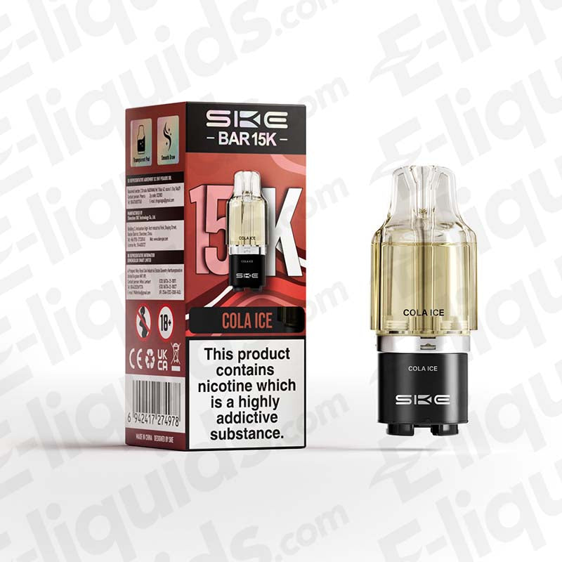SKE Bar 15K 20mg Prefilled Pods Cola Ice