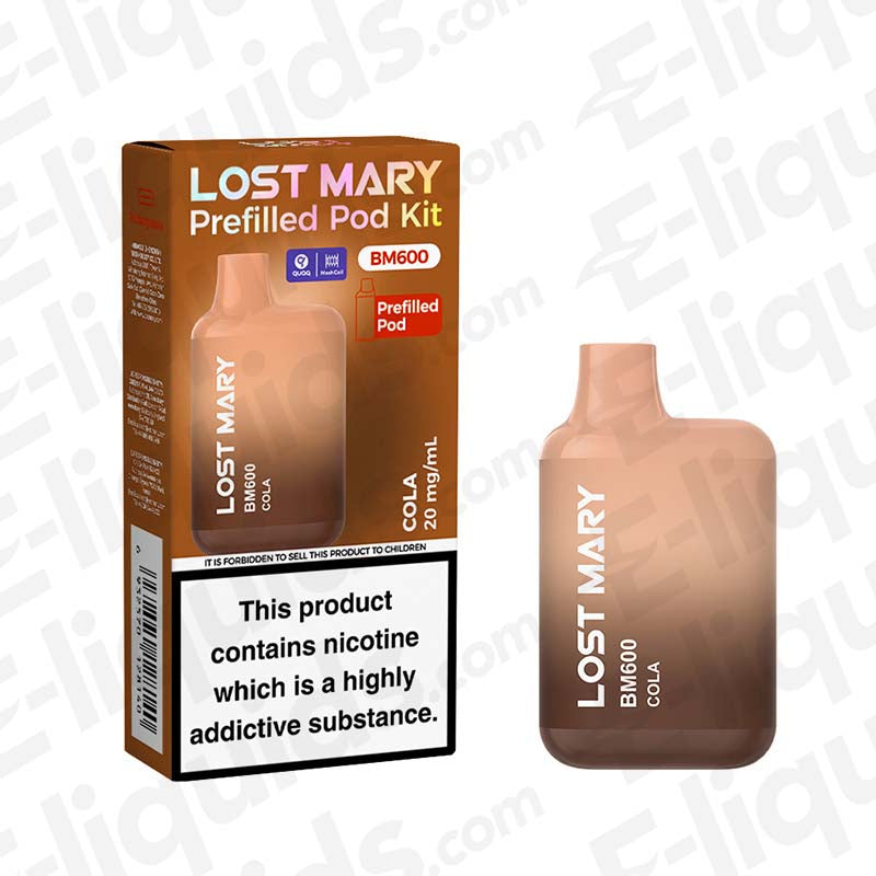 Lost Mary BM600 20mg Prefilled Pod Kit Cola