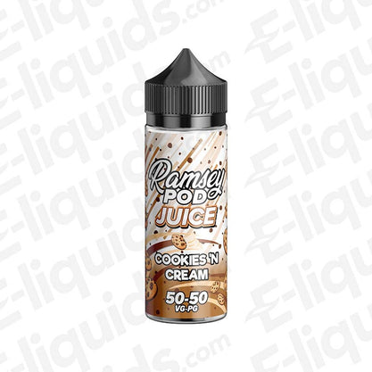 Ramsey E-Liquids Ramsey Pod Juice 100ml Shortfill Cookies 'N Cream