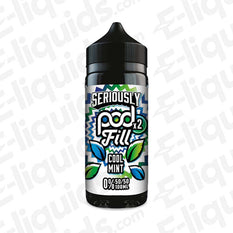 Cool Mint Seriously Pod Fill 2 Shortfill E-liquid by Doozy Vape Co